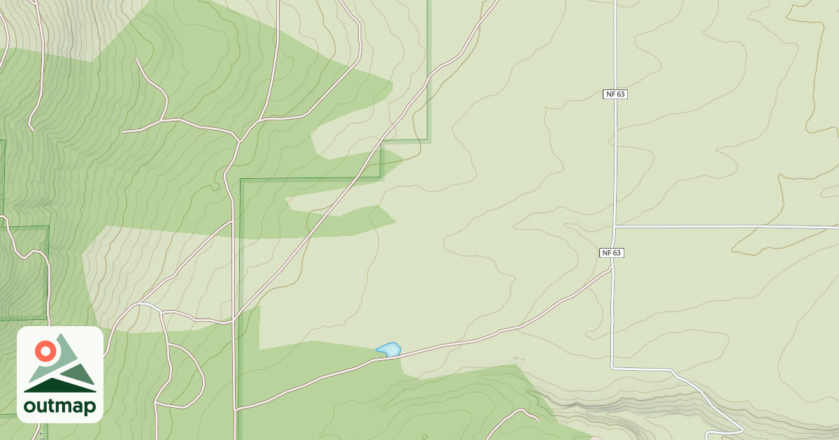 Map of USFS Motor Vehicle Use Map Roads {12A10531-83A4-4C78-B45C-B247A89EB8B6}