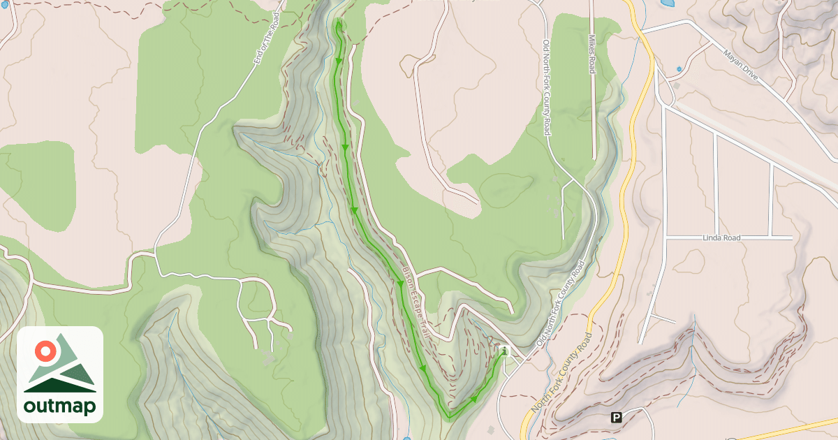 Map of Little Dipper Trail