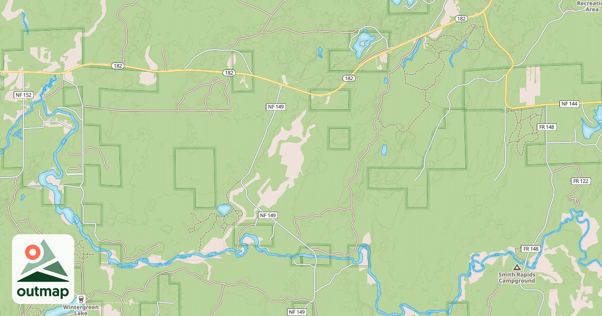 Map of FLAMBEAU ATV 105