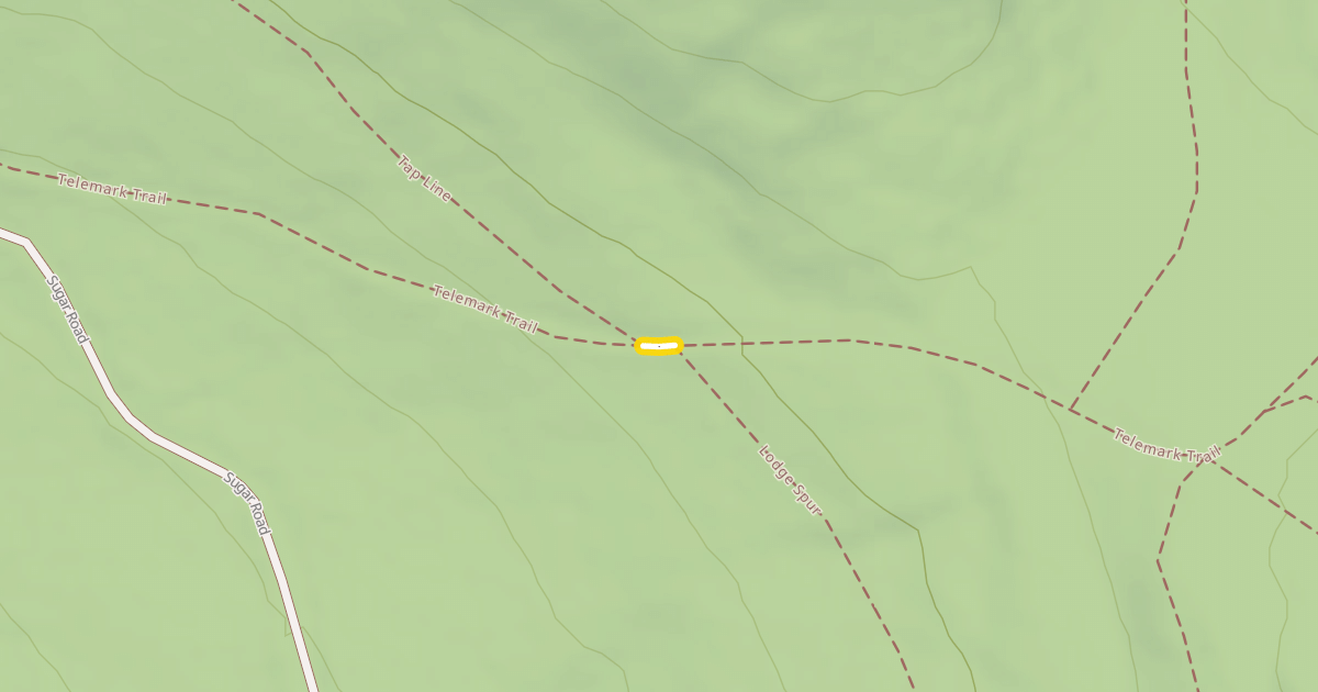 Map preview of Telemark Trail