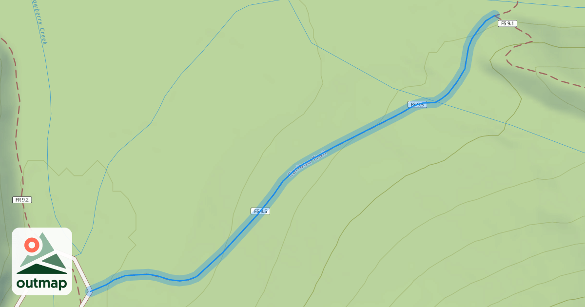 Map of Caribou Trail