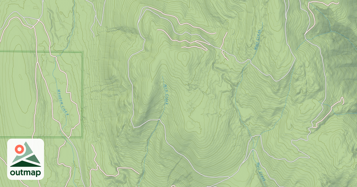 Map of BUSSARD BASIN