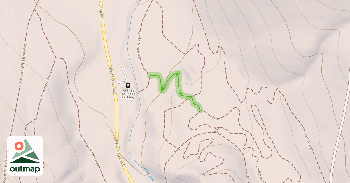 Map of Just for Boots Trail