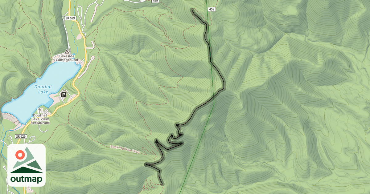 Map of Mountain Top Trail