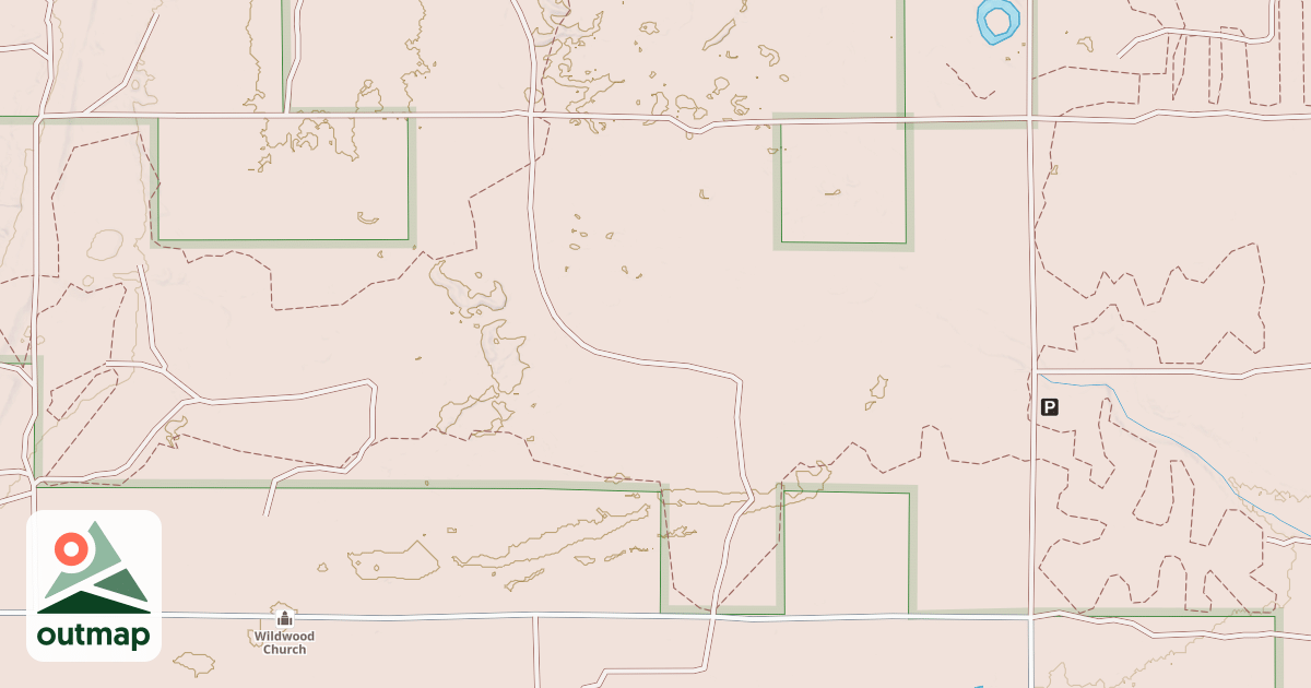 Map of Sandtown Motorcycle Trail