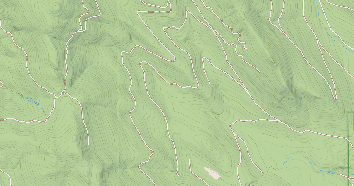 Map preview of CANYON CR W DRY FK F