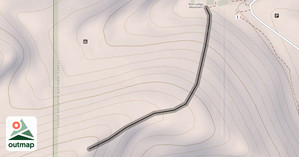 Map of Lodge Trail