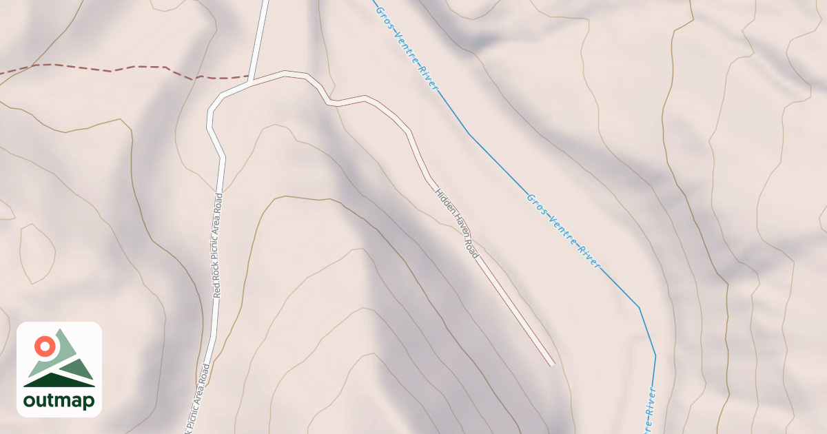Map of HIDDEN HAVEN