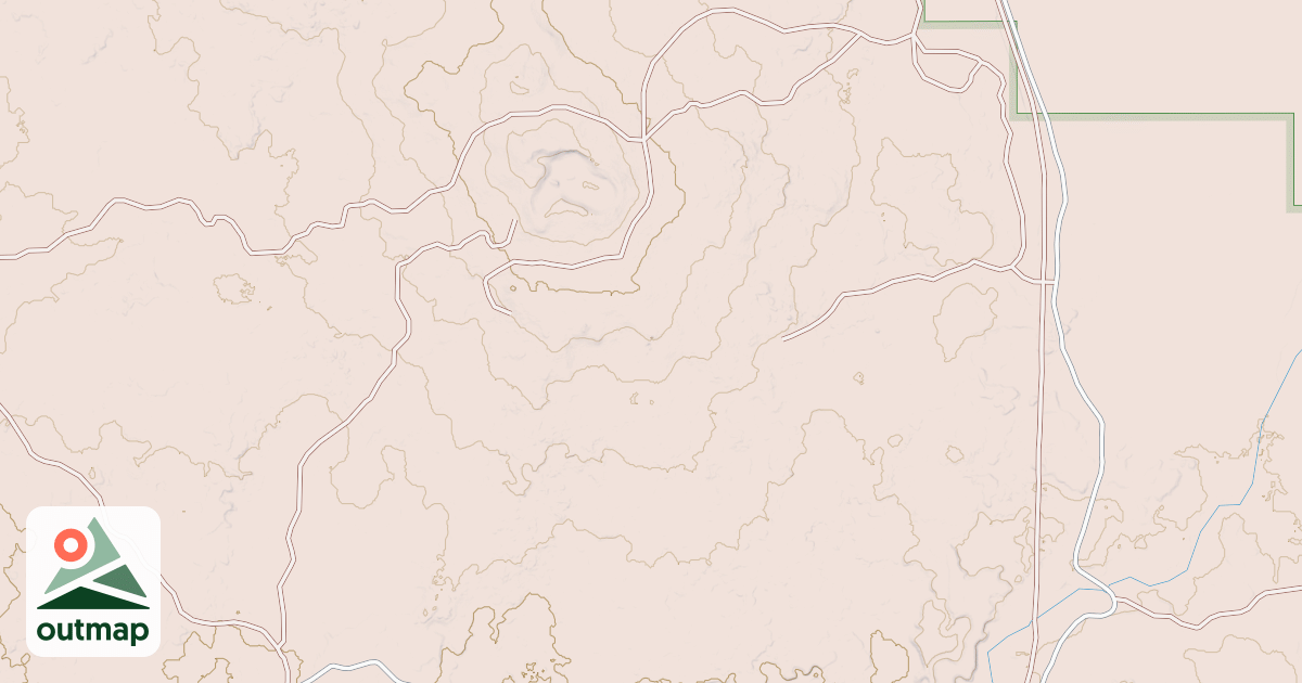 Map of Ripley Butte Trail
