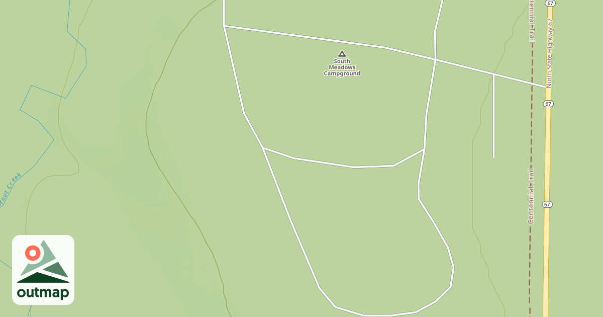 Map of SOUTH MEADOWS CG SOUTH SPUR