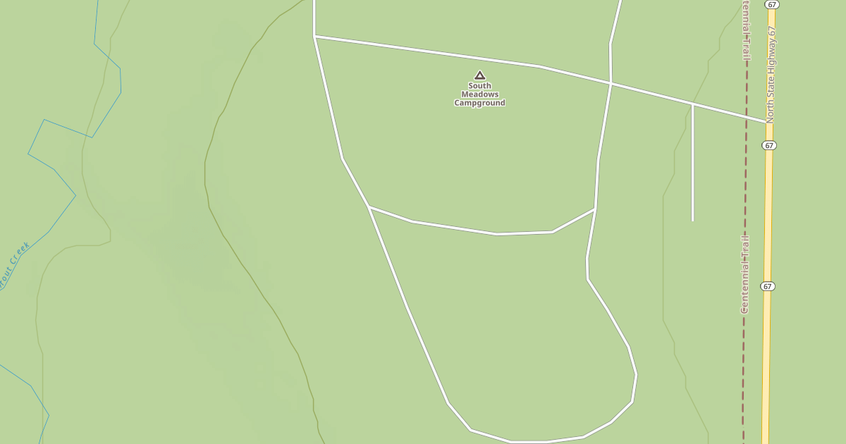Map preview of SOUTH MEADOWS CG SOUTH SPUR