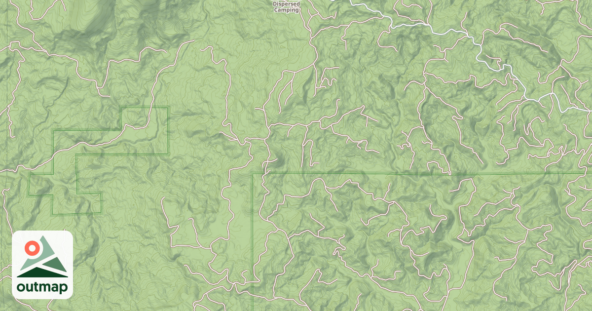 Map of CRAZY LAKES