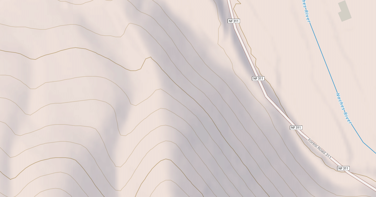 Map preview of USFS National Forest System Roads {D6542364-6A1C-4A62-86E5-558C2CED9F1A}