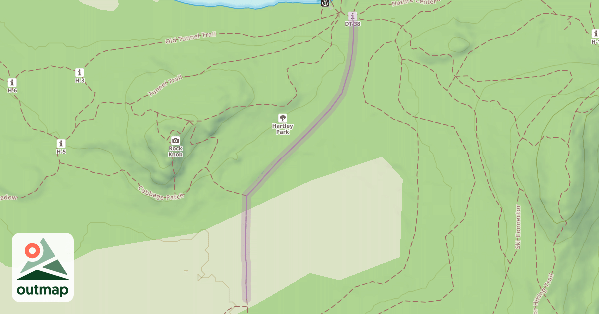 Map of Old Hartley Road