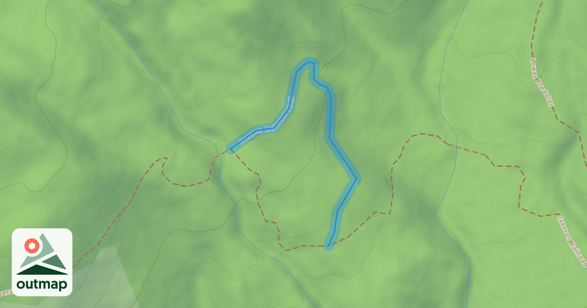 Map of Iverson Railroad Trail