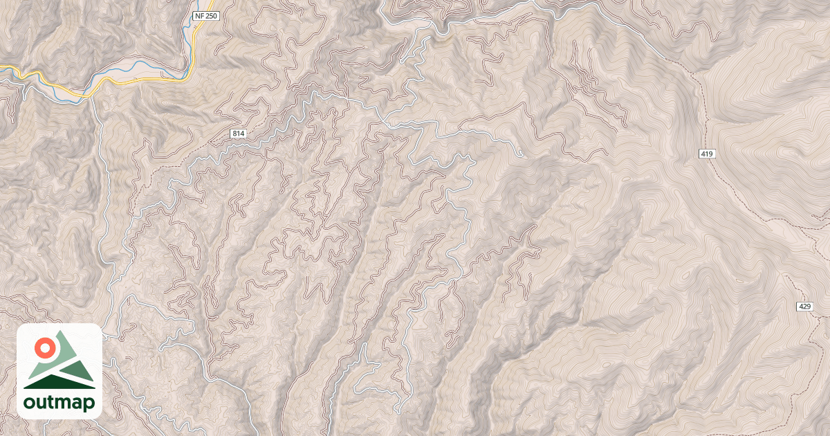 Map of LAUNDRY CREEK