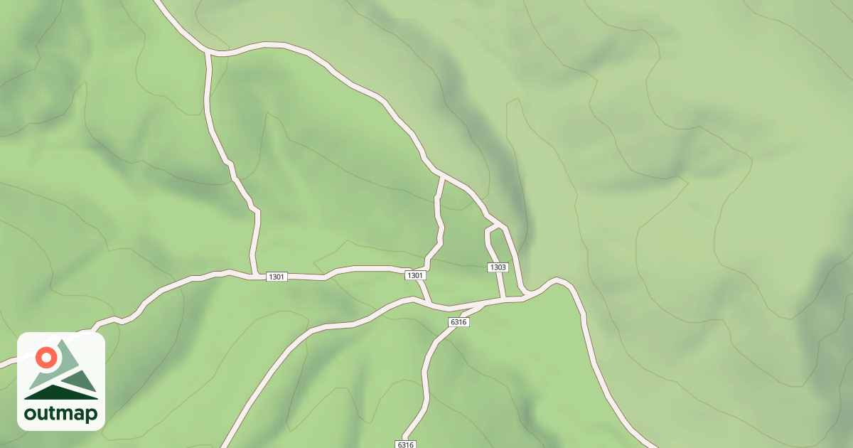 Map of USFS Motor Vehicle Use Map Trails 19090