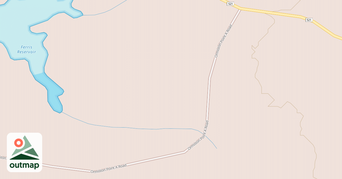Map of ORMISTON POINT A