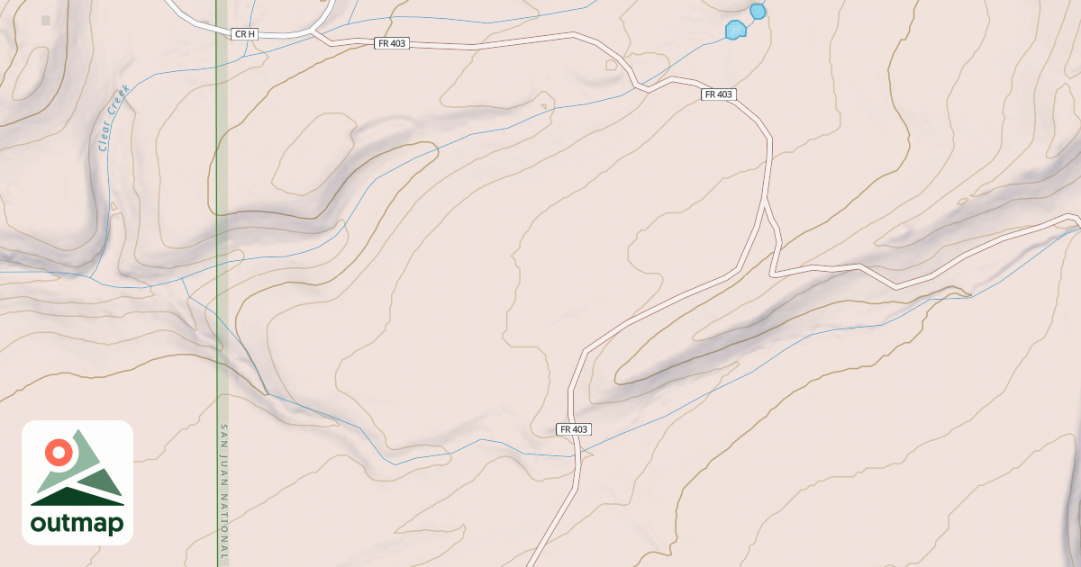 Map of GROUNDHOG POINT