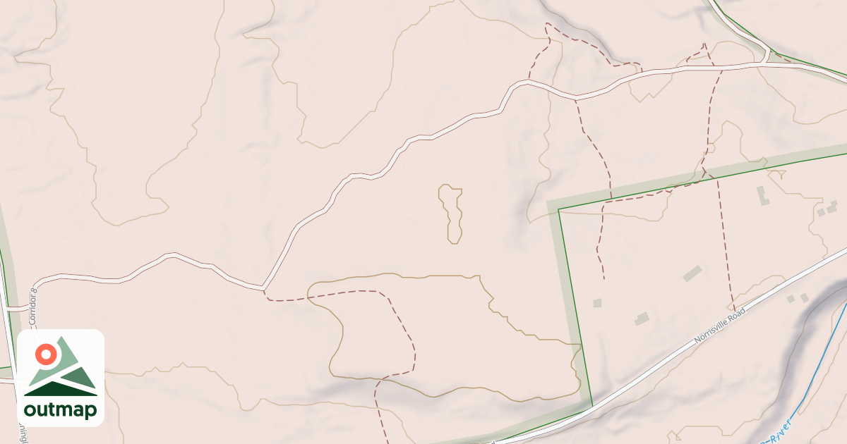 Map of Snowmobile Trail