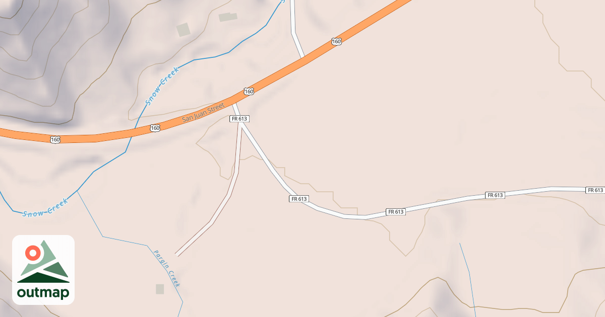 Map of FOSSETT GULCH
