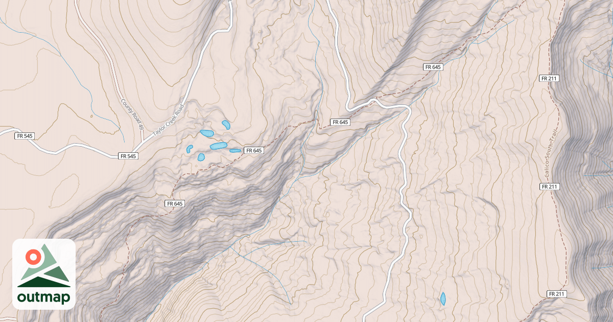 Map of Priest Gulch