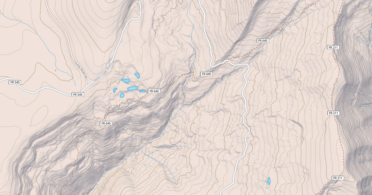 Map preview of Priest Gulch