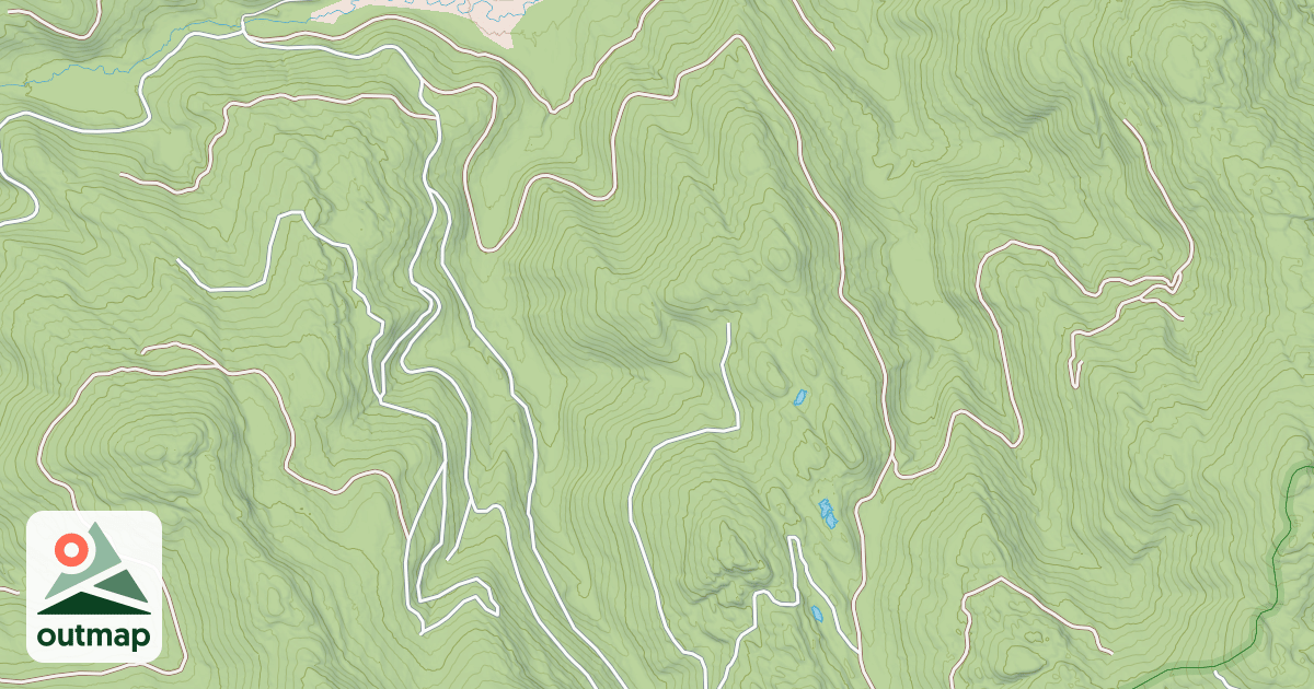Map of BLESSED CREEK