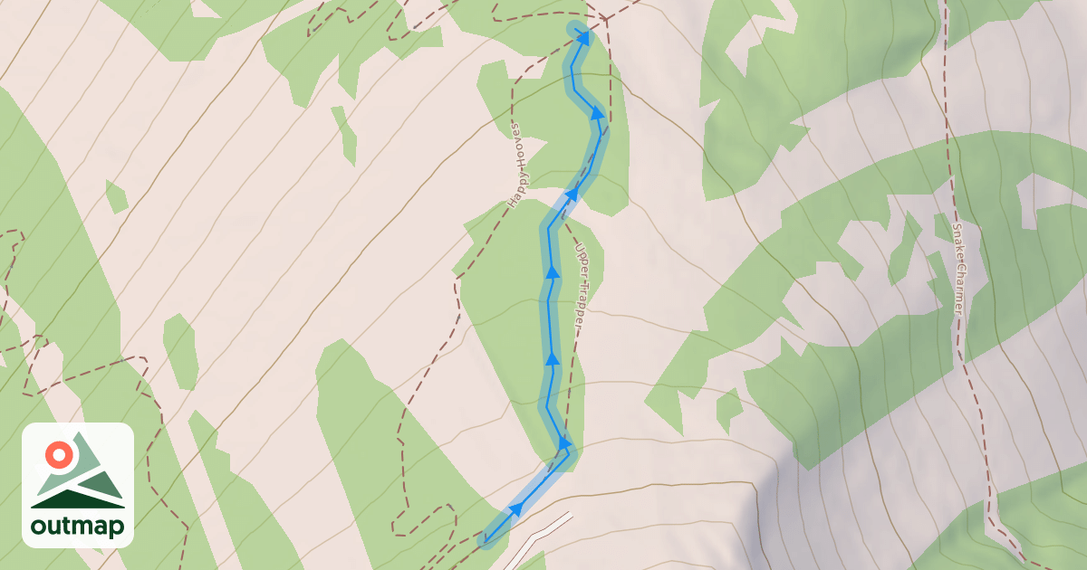 Map of Upper Trapper