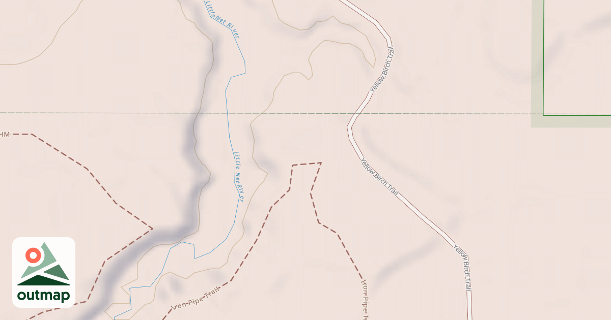 Map of Straight Arrows Trail