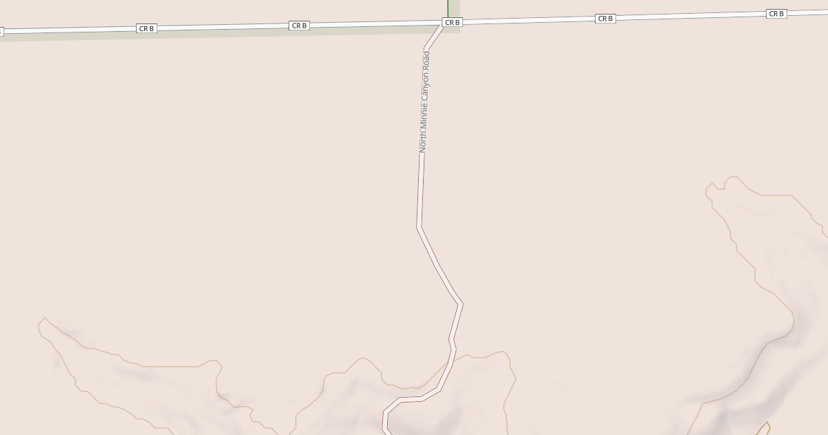 Map preview of NORTH MINNIE CANYON