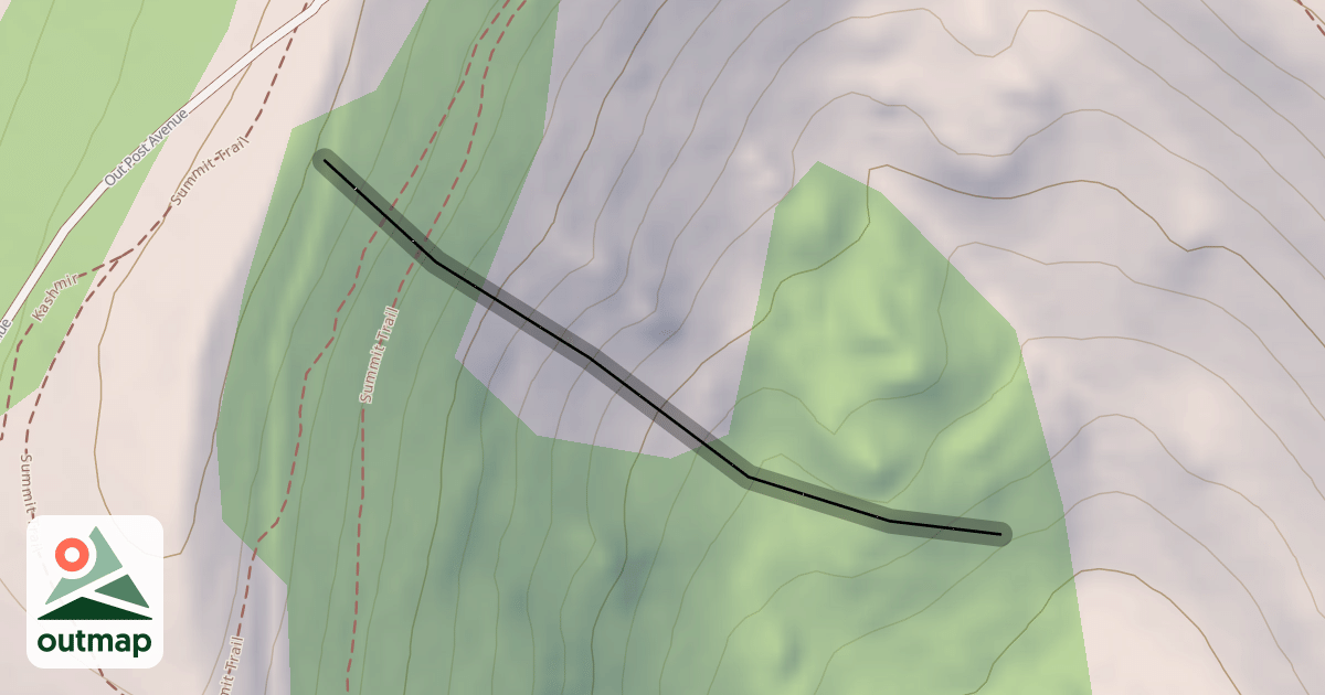 Map of Schmidt's Chute