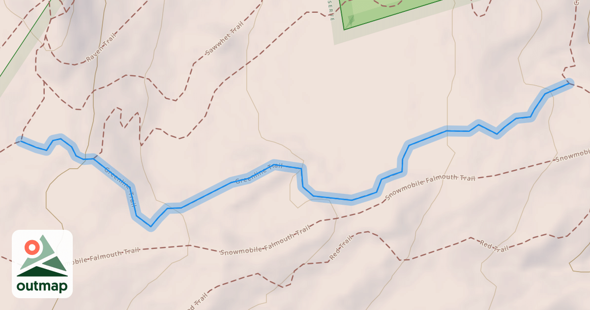 Map of Greenline Trail