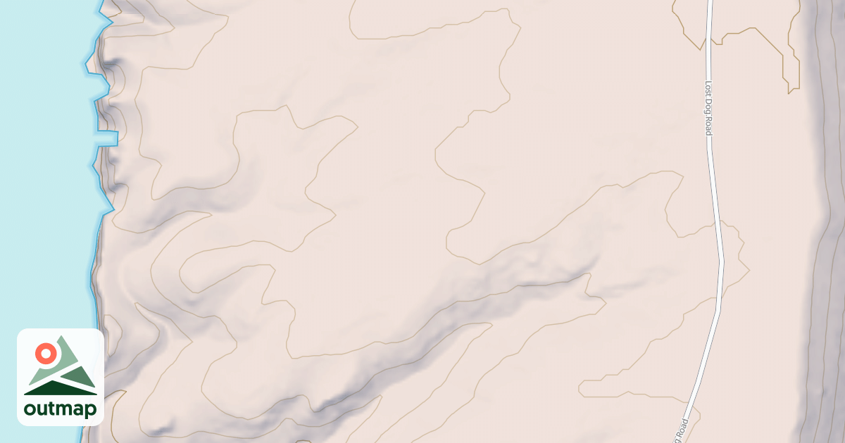 Map of LOST DOG RES