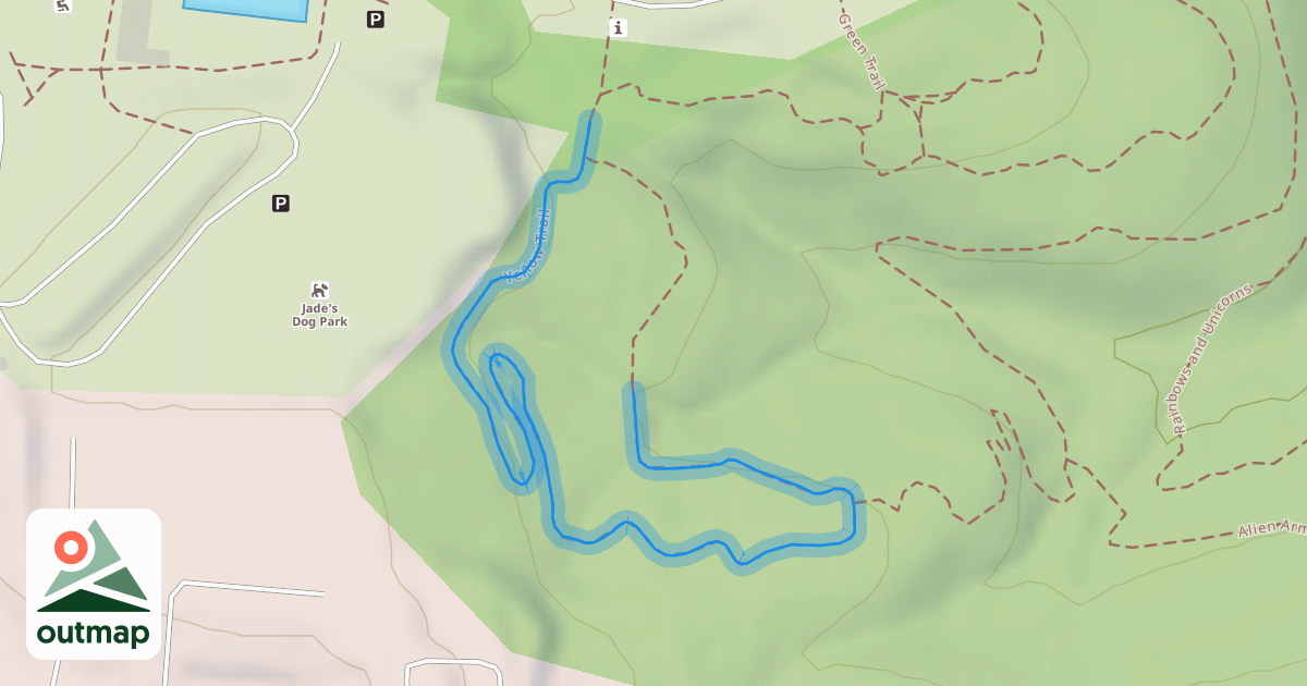 Map of Yellow Trail