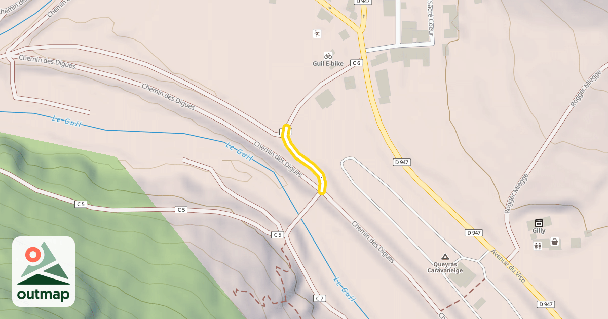 Map of Chemin de Marassan