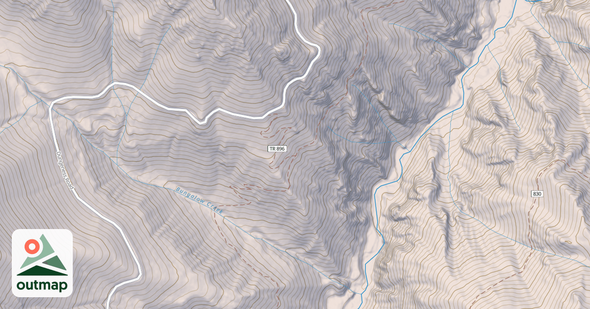 Map of USFS Motor Vehicle Use Map Trails 19991