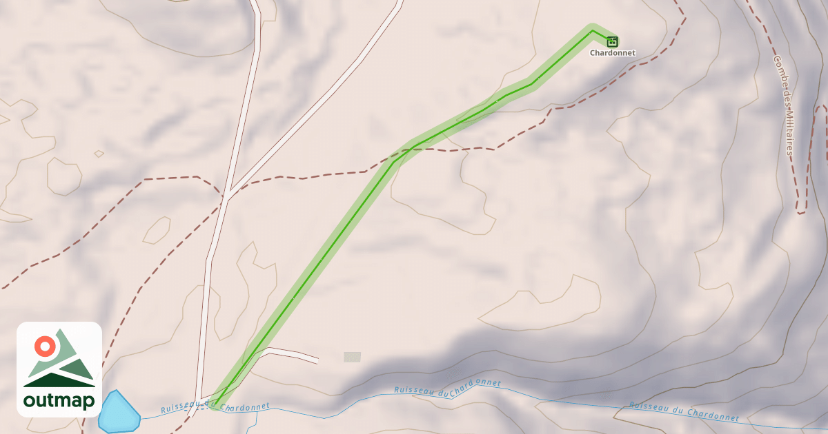 Map of Accès Merles