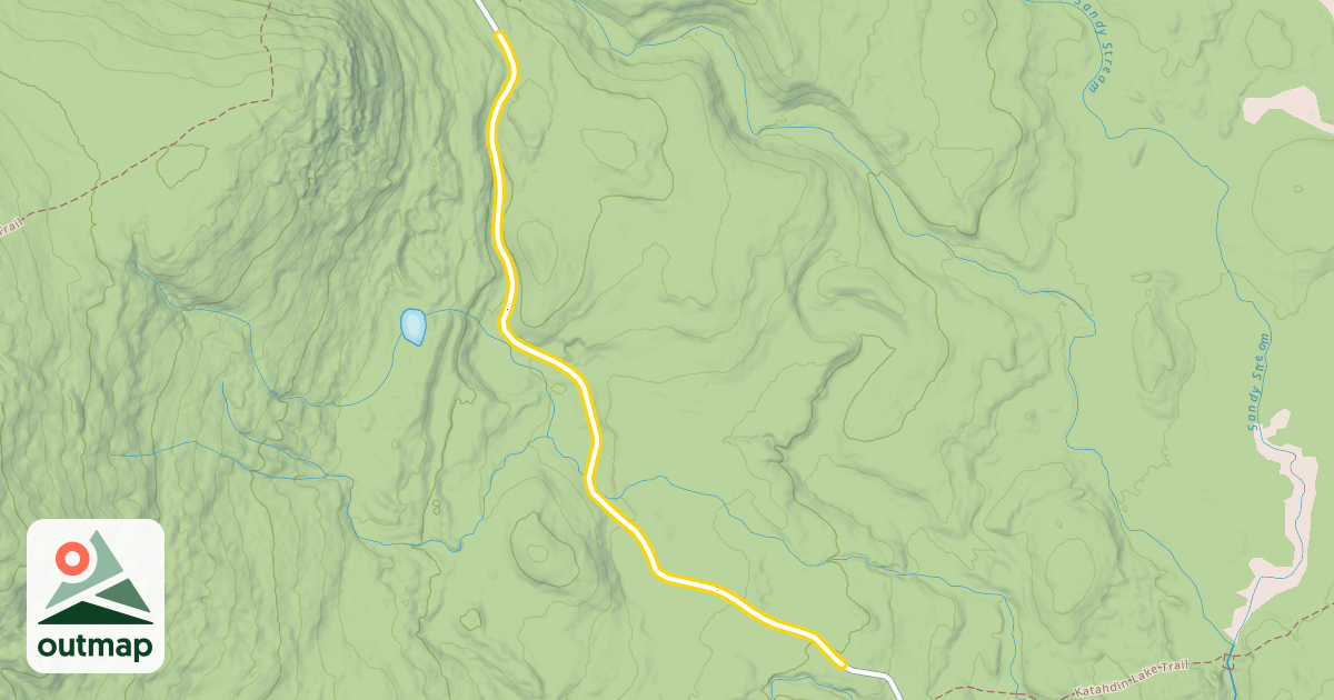 Map of Roaring Brook Road