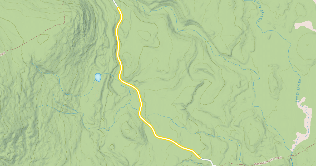 Map preview of Roaring Brook Road