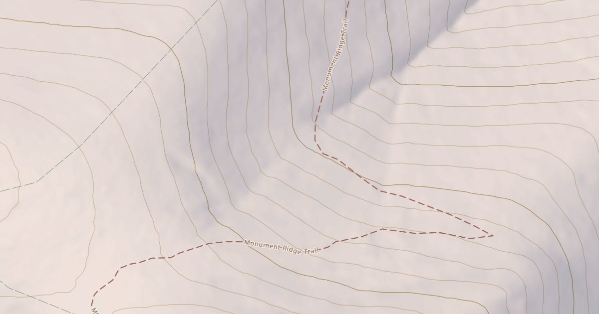 Map preview of Monument Ridge
