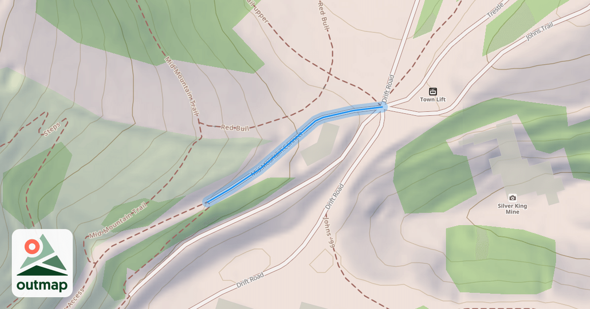 Map of Mid-Mountain Connect