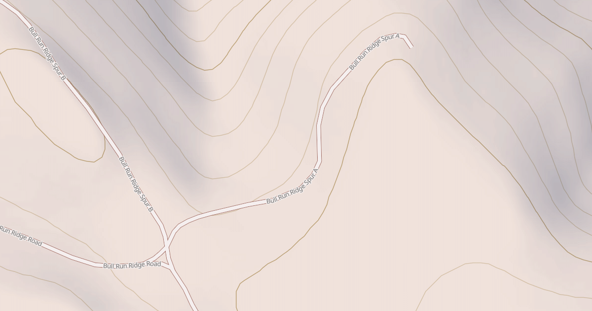 Map preview of BULL RUN RIDGE SPUR A