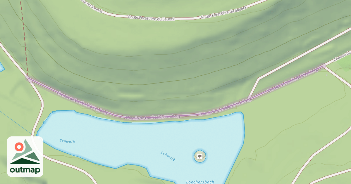 Map of Chemin de Lambach à Lemberg