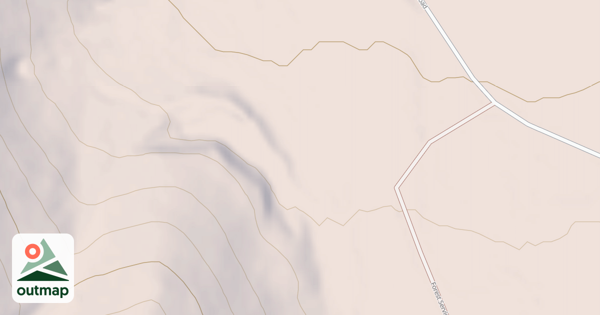 Map of HEAD O'BRIEN CR.