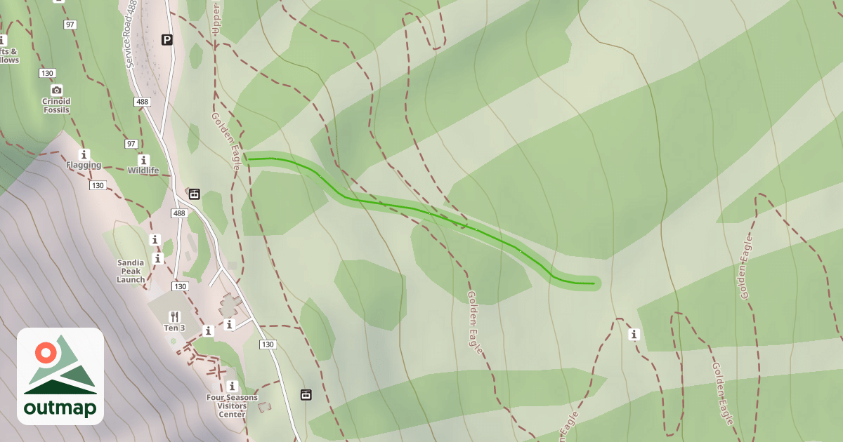 Map of Cibola Upper