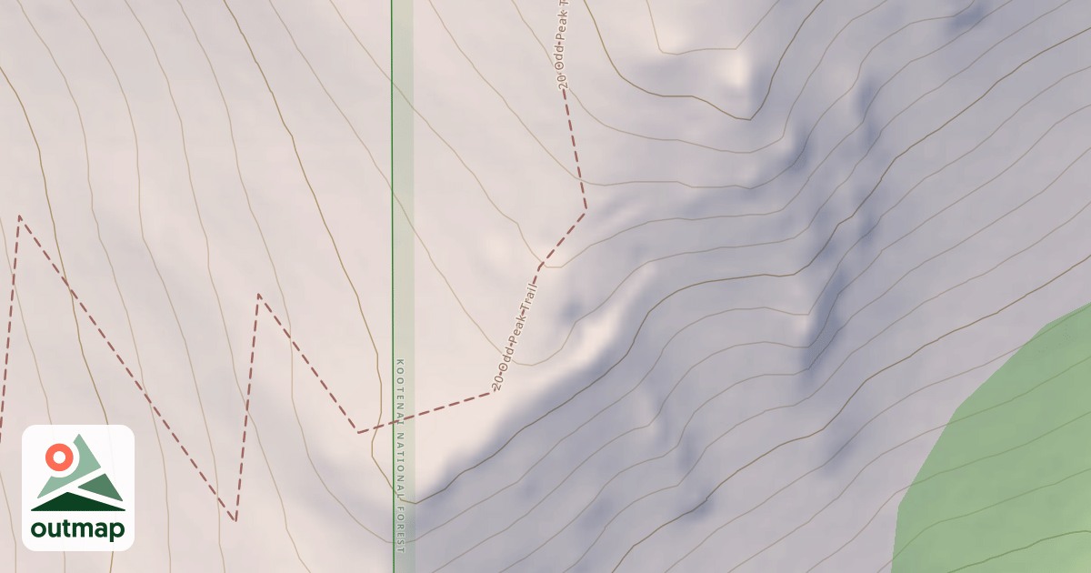 Map of 20 Odd Peak
