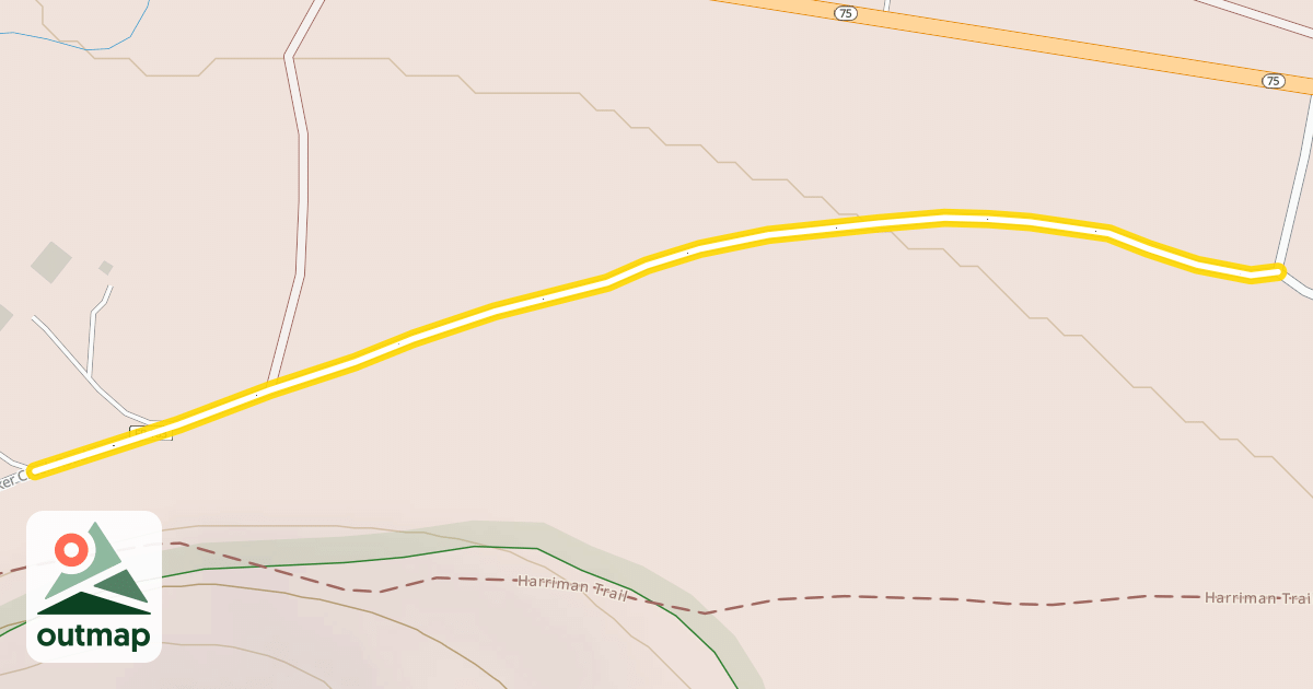 Map of South Baker Creek Road