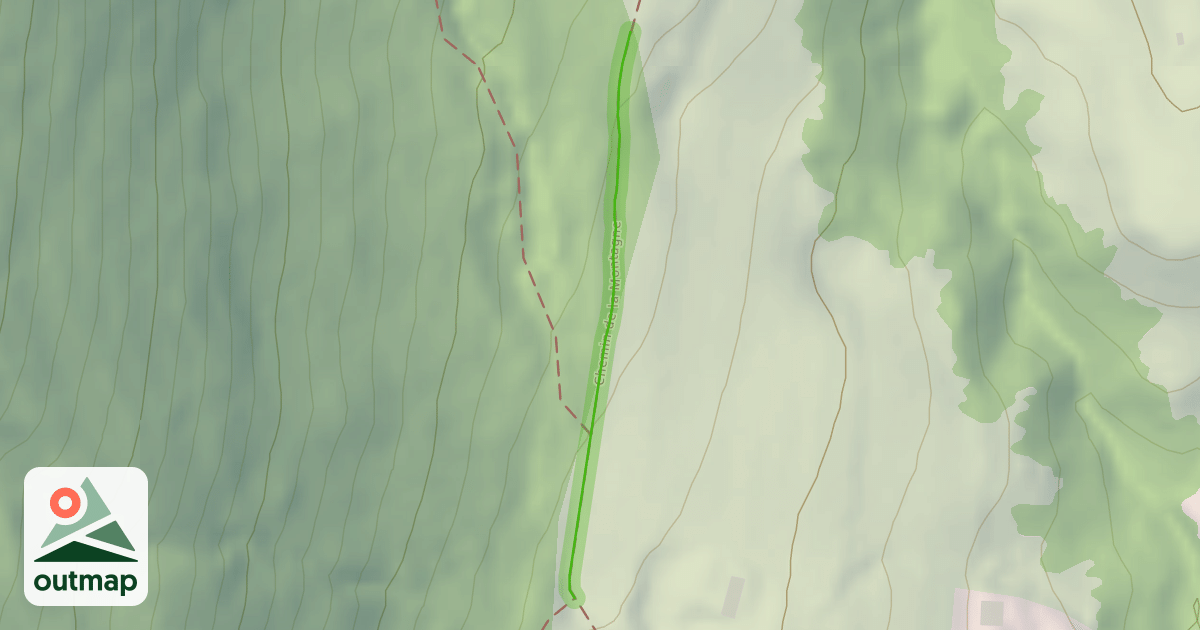 Map of Chemin de la Montagne