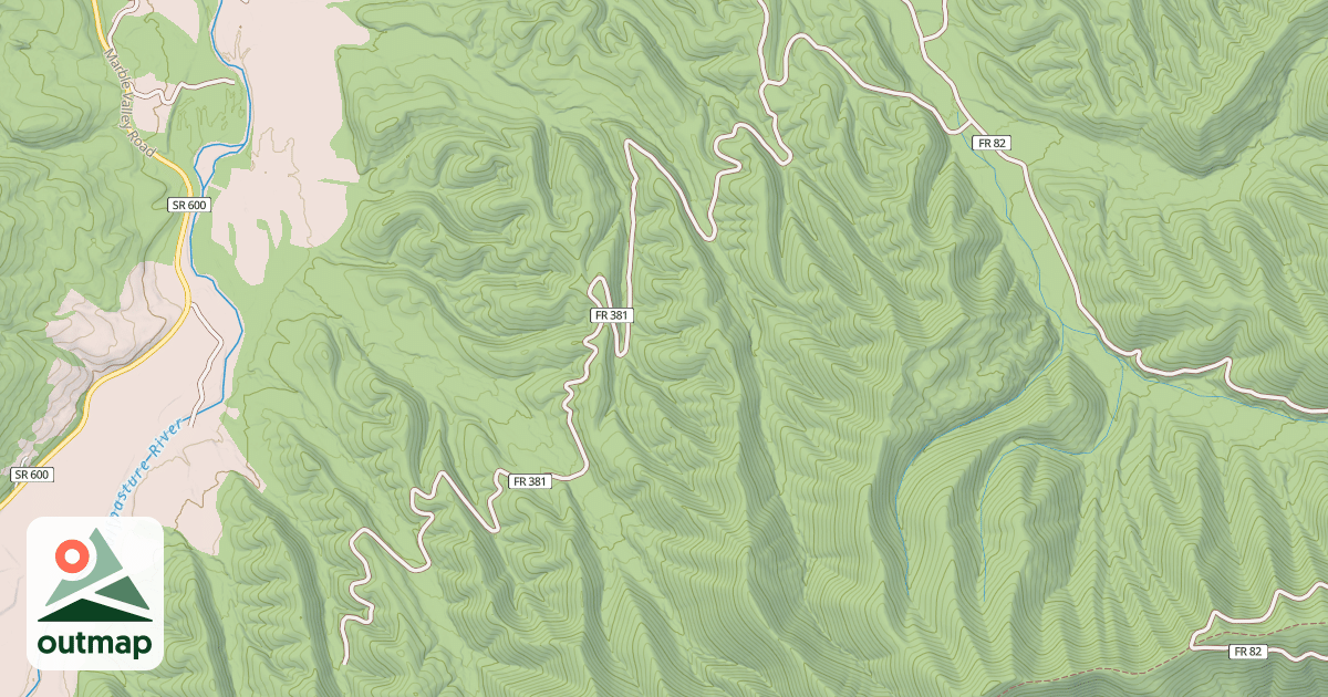 Map of PHILLIPS LICK